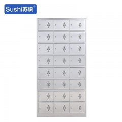 苏识 24门201不锈钢更衣柜 0.8mm厚 1800*350*900mm 个 6140063