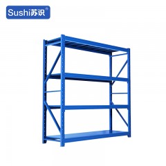苏识 仓储货架 120*40*200cm 4层单层承重200斤 主架 蓝色 组 6220001