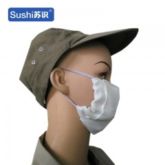 苏识 SSDW529 普通劳保防护民用纱布口罩 12层挂耳式带滤芯 20只/包 （单位：包）