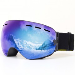 钢米 骑行山地车摩托车男女户外运动滑雪可卡近视镜防风沙护目风镜 蓝片