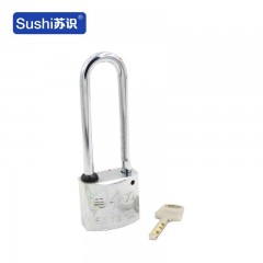 苏识 WJ0028 电力表箱锁 通开挂锁 叶片通用钥匙 防水防锈防撬长梁加长锁钩 一把锁带一把钥匙