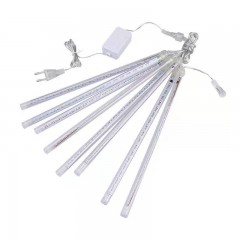 钢米 LED流星雨灯 GM-LXYD10 彩色 灯管80cm×8根 接电款 220V 单个灯珠0.06W 8根/套 套