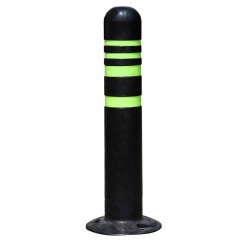 苏识 橡胶警示柱 SS-XJJSZ07 600×110×200mm 黑绿色 重2kg 个