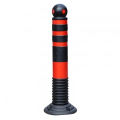 苏识 橡胶警示柱 SS-XJJSZ01 800×140×250mm 红黑色 重6.6kg 个