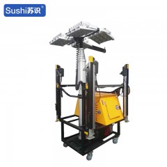 苏识 SY6846金卤灯（推动推杆升降） 自动升降装卸移动照明灯塔移动工作灯 （计价单位：台）黄色