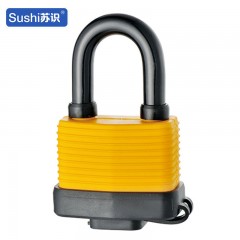 苏识 SFS650 短梁防水千层锁挂锁 （计价单位：个） 黄色