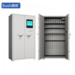 苏识 智能管理柜联网人脸识别指纹在位检测综合枪柜 1.8*1*0.5米 白色