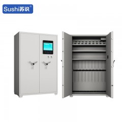 苏识 智能管理柜联网人脸识别指纹在位检测综合枪柜 智能1.5*1*0.5米 白色