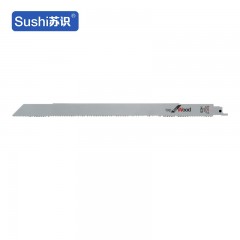 苏识 WJ0122 往复细齿金属铝粗齿塑料电动马刀锯锯条 300mm粗齿木材锯条S6411D 10条