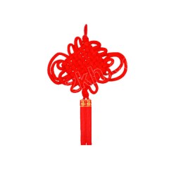 苏识 中国结挂件 A00005 1.5线 8盘 红色 个