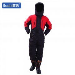 苏识 低温连体防寒服防冻服 新款红黑（后腰无拉链）XL 套 3522298