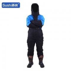 苏识 低温连体防寒服防冻服 新款蓝黑（后腰无拉链）XL 套 3522303