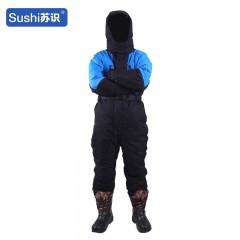 苏识 低温连体防寒服防冻服 升级版蓝黑（后背+拉链）XXXXL 套 3522311