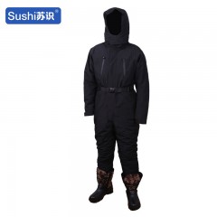 苏识 低温连体防寒服防冻服 升级版黑色（后背+拉链）XXL 套 3522318