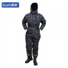 苏识 低温连体防寒服防冻服 迷彩3号（90鸭绒）XXL 套 3522350