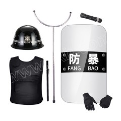 苏识 防暴七件套 SS-FBLJT 含防暴头盔×1个+防刺服×1个+脚叉×1个+防暴盾牌×1个+橡胶棍×1个+强光手电×1个+防割手套×1个 套