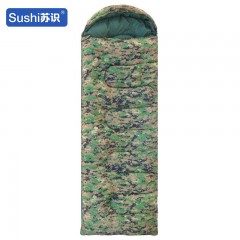 苏识 户外单兵野营露营抗寒保暖应急睡袋（180+30）*75cm 数从迷彩不可伸手款（件） 18120063