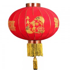 苏识 植绒灯笼户外防水灯笼古风灯笼 100#年年有余