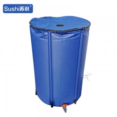 苏识 380L折叠水桶 户外雨水收集蓄水园林 蓝色 个 2240128