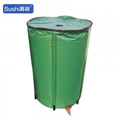 苏识 500L折叠水桶 户外雨水收集蓄水园林 墨绿 个 2240130