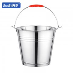 苏识 5L不锈钢水桶 加厚手提户外蓄水 银色 个 2240153