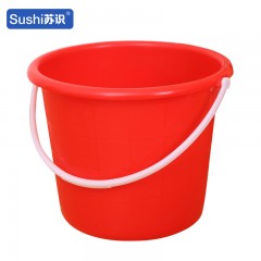 苏识 10L塑料桶 手提加厚洗车打水 红色 个 4160110