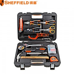 钢盾 SHEFFIELD S022005 16件套基本维修组套 工具箱套装 电工 木工维修 五金手动工具