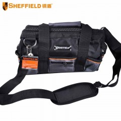 钢盾 SHEFFIELD S023002 电工工具包 手提工具包多功能维修帆布大加厚工具袋 415X210X210mm