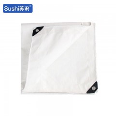 苏识 140克塑料PE篷布 防雨布防水防晒防尘遮阳篷布3*6米双白 张 1850579