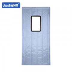 苏识 1111087冬季防寒棉门帘 加厚2层棉毡防水挡风90*220CM 窗户30*45CM 灰色 套