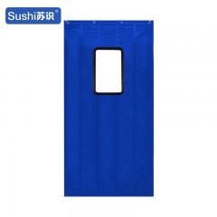苏识 1111111冬季防寒棉门帘 加厚2层棉毡防水挡风90*220CM 窗户30*45CM 蓝色 套