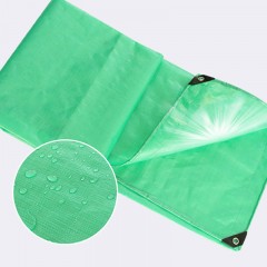 苏识 180克PE篷布 货场盖布防水防雨防晒布全新料5*6米双绿 张 1850628