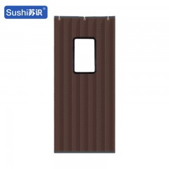 苏识 1111105冬季防寒棉门帘 加厚2层棉毡防水挡风110*220CM 窗户30*45CM 咖啡色 套