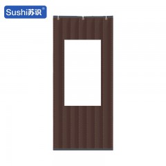 苏识 1111164冬季防寒棉门帘 加厚2层棉毡防水挡风110*210CM 窗户40*60CM 咖啡色 套