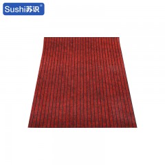 苏识 七条纹门口地垫 TPR底 1.2*15米 酒红色 件 1210115