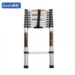 苏识 1.5米单面伸缩梯铝合金伸缩梯 45*14*78cm 件 2710057