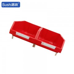 苏识 斜口组合式物料收纳盒450*200*180mm 红色 个 2220090