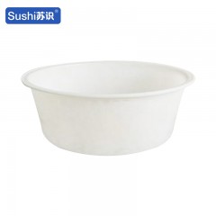 苏识 300L塑料大圆桶 牛筋敞口酿造发酵桶 白色（个）2240053
