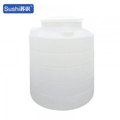 苏识 立式水塔水箱 耐酸碱PE塑料储水罐 400升 白色（个）2240071