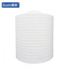 苏识 立式水塔水箱 耐酸碱PE塑料储水罐 8吨 白色（个） 2240084