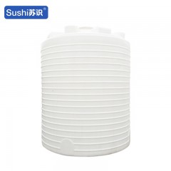 苏识 立式水塔水箱 耐酸碱PE塑料储水罐 15吨 白色（个） 2240086