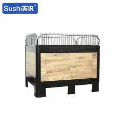 苏识 可移动促销台 适用超市商场促销展示台800*1000*850钢木（台）2260012