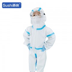 苏识 一次性儿童防护服 110白色 件 3550030