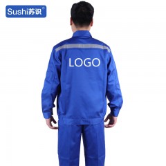 苏识 防静电服套装 春秋厚款 170/L 艳蓝色 套 3580032