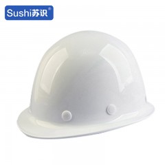 苏识 防砸头盔 增强 玻钢型透气款【烤漆钢钉】 ABS 卡扣白色 个 3320085
