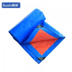 苏识 180克蓝桔PE塑料篷布 全新料加厚防雨布防晒苫布8*20米 张 1850792
