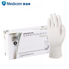 Medicom1174B高弹型丁腈.无粉.小号.白10盒/箱×100只/盒 1174