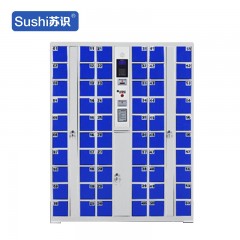 苏识 YJ00031/6 电子存包柜智能储物柜微信指纹条码人脸识别 60门人脸系统（手机柜）