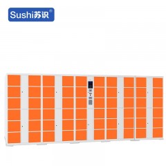 苏识 YJ00030/5 电子存包柜智能储物柜微信指纹条码人脸识别 60门微信系统