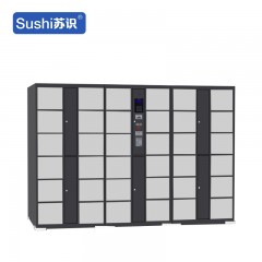 苏识 YJ00028/1 电子存包柜智能储物柜微信指纹条码人脸识别 36门条码系统